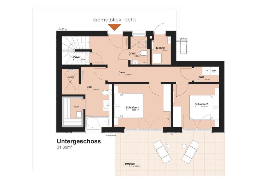 Diemelblick Acht - Ferienhaus Fuer 6 Personen Mit Sauna, Garten Und Dachterrasse Mit Panoramablick Heringhausen Buitenkant foto