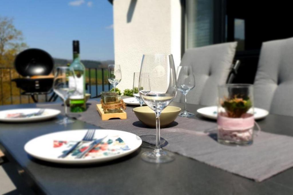Diemelblick Acht - Ferienhaus Fuer 6 Personen Mit Sauna, Garten Und Dachterrasse Mit Panoramablick Heringhausen Buitenkant foto